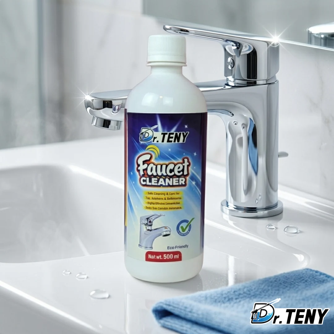 Dr. Teny Faucet Cleaner Spray – Tap, Glass & Rust Stain Remover (500ml) - Image 4